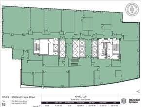 550 S Hope St, Los Angeles, CA à louer Plan d’étage- Image 1 de 1