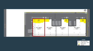 2825-2831 S Santa Fe Ave, Vernon, CA for lease Site Plan- Image 1 of 1