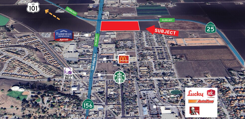 491 Rustic St, Hollister, CA à louer - Aérien - Image 2 de 4