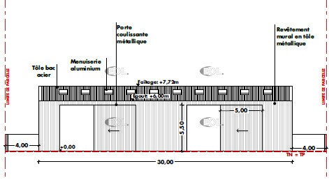 Local d'activités dans Le Rove à vendre - Plan d’étage - Image 2 de 3