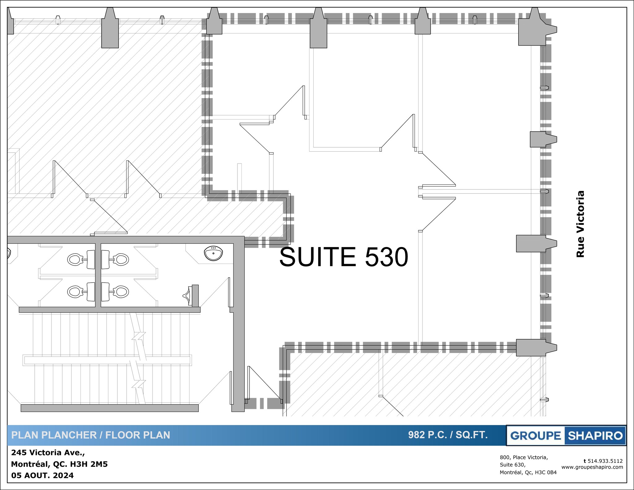 245 Av Victoria, Westmount, QC for lease Site Plan- Image 1 of 1