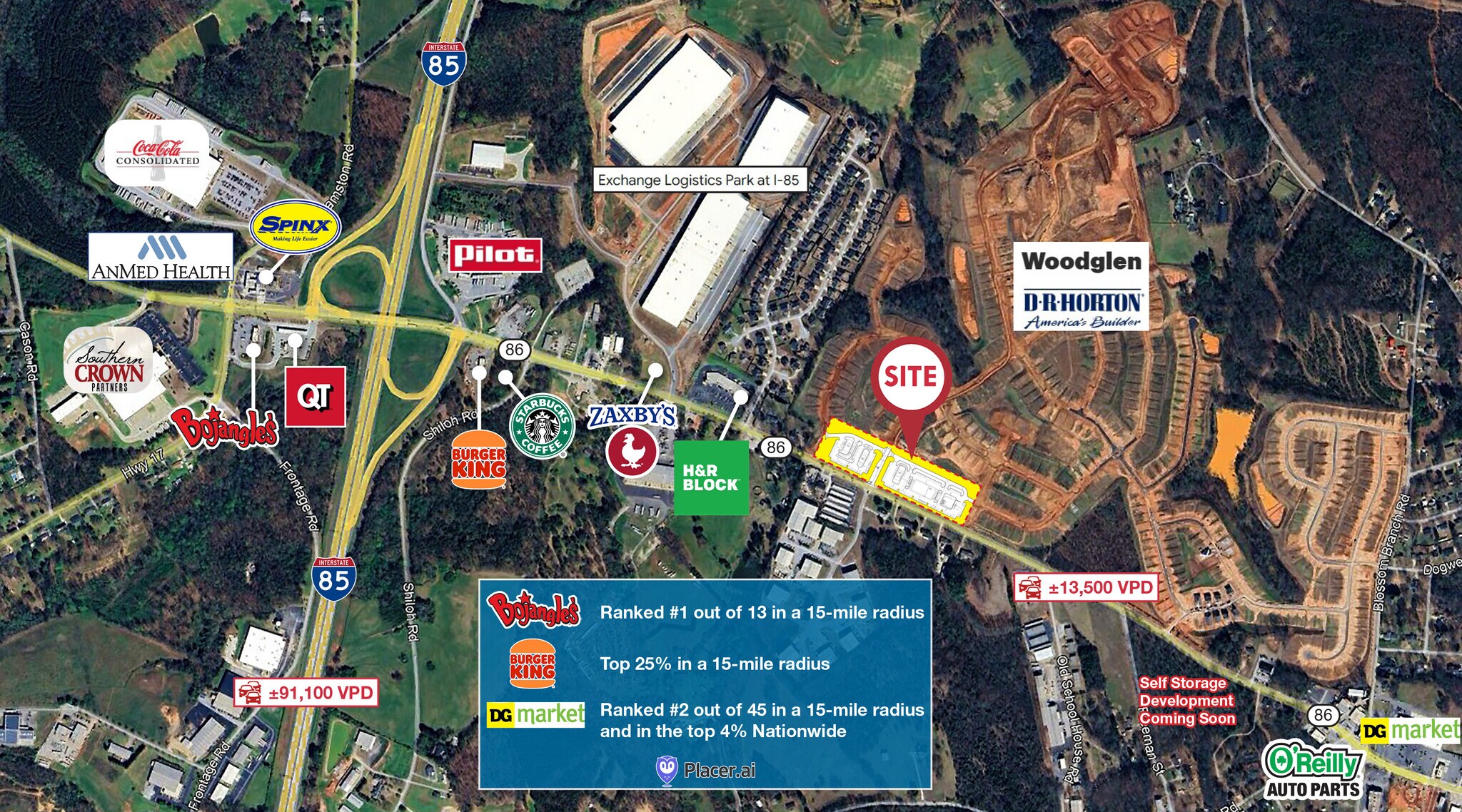 1505 Highway 86, Piedmont, SC à louer Photo principale- Image 1 de 4