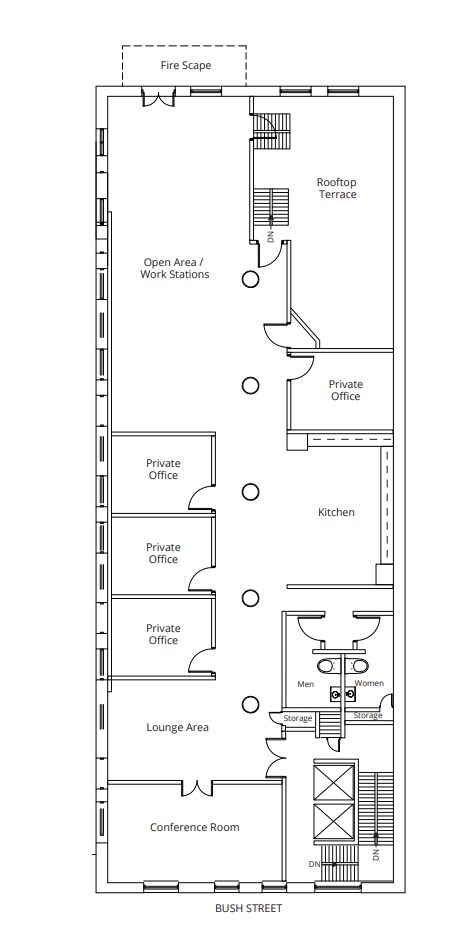 445 Bush St, San Francisco, CA for lease Floor Plan- Image 1 of 1