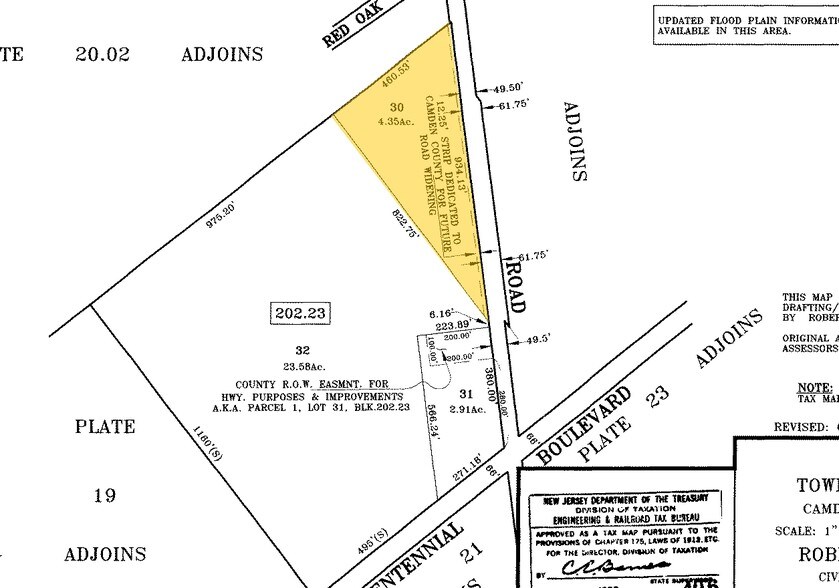 805 Cooper Rd, Voorhees, NJ à vendre - Plan cadastral - Image 2 de 7