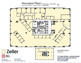 945 E Paces Ferry Rd NE, Atlanta, GA for lease Floor Plan- Image 1 of 1