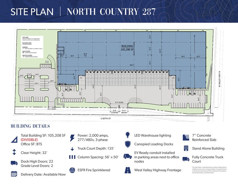 6620 S 287th St, Auburn, WA à louer - Plan d’étage - Image 2 de 11