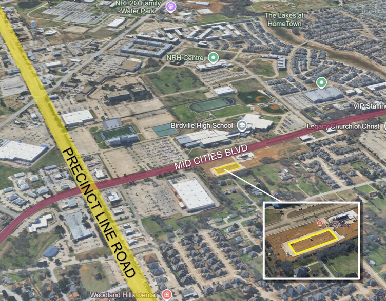 9041 Mid Cities Blvd, North Richland Hills, TX à louer - Aérien - Image 2 de 5