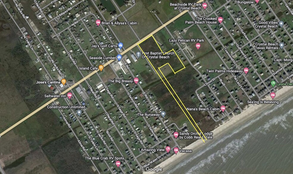 1240 Highway 87, Crystal Beach, TX for sale - Aerial - Image 1 of 1