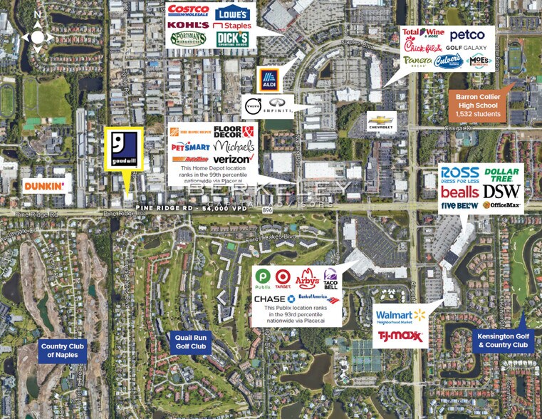 1687 Pine Ridge Rd, Naples, FL à vendre - Photo du bâtiment - Image 3 de 5