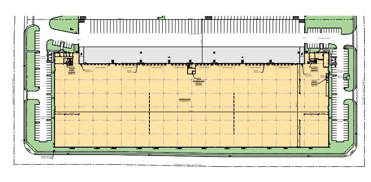 10730 Production Ave, Fontana, CA à louer - Plan de site - Image 2 de 3