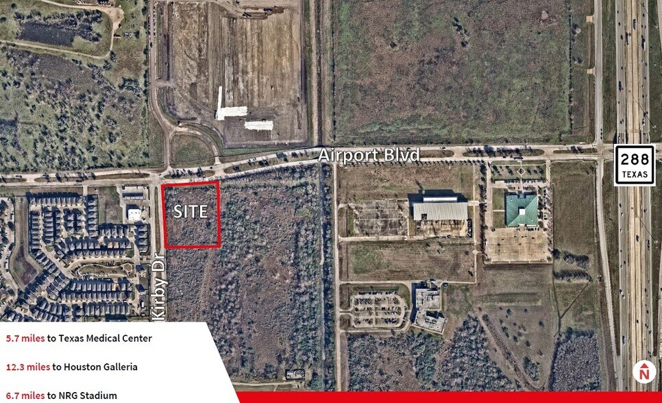Kirby Dr & Airport Blvd, Houston, TX for sale - Building Photo - Image 1 of 3
