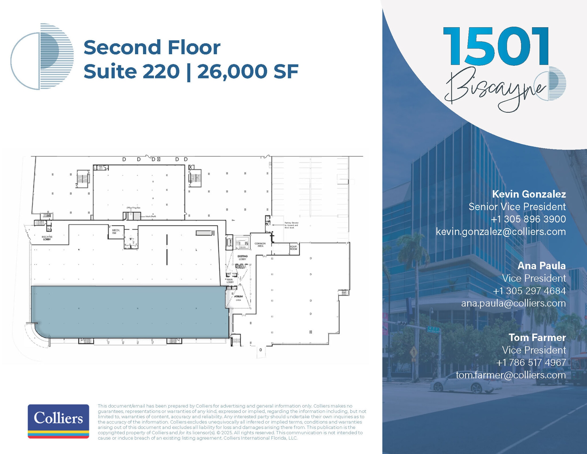 1501 Biscayne Blvd, Miami, FL for lease Floor Plan- Image 1 of 1