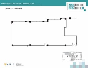 10735 David Taylor Dr, Charlotte, NC for lease Floor Plan- Image 1 of 1