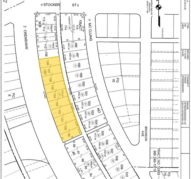 4242 Crenshaw Blvd, Los Angeles, CA à louer - Plan cadastral - Image 1 de 1