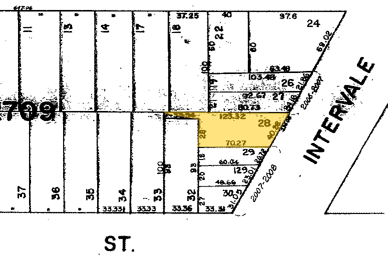877 Intervale Ave, Bronx, NY for sale - Plat Map - Image 2 of 3