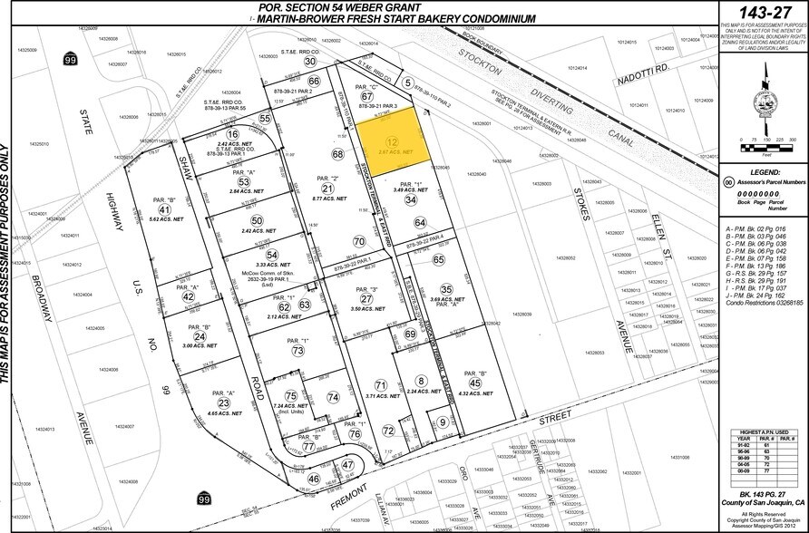 1275 N Gertrude Ave, Stockton, CA à vendre - Plan cadastral - Image 2 de 5