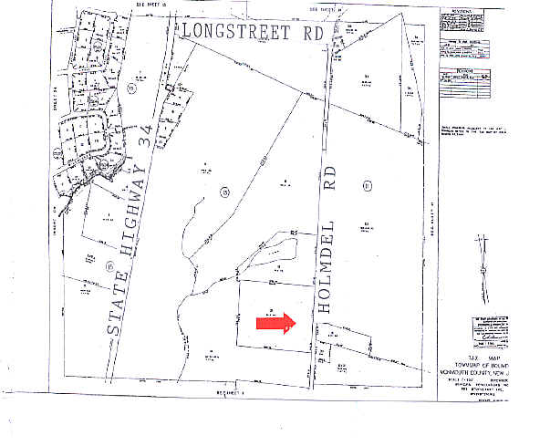 960 Holmdel Rd, Holmdel, NJ à vendre - Plan cadastral - Image 2 de 5