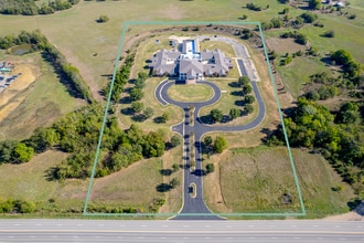 2815 E Jackson St, Hugo, OK - AÉRIEN Vue de la carte