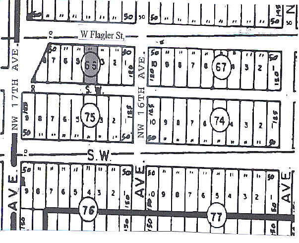 1626 W Flagler St, Miami, FL à vendre Plan cadastral- Image 1 de 1