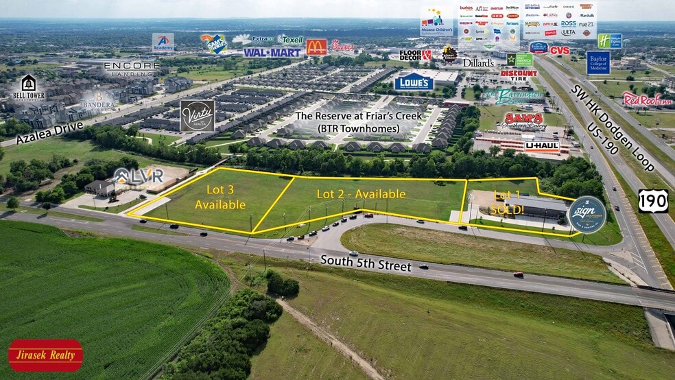 SW HK Dodgen Loop 363 & S 5th St, Temple, TX for sale - Building Photo - Image 3 of 13