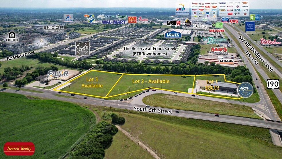 SW HK Dodgen Loop 363 & S 5th St, Temple, TX à vendre - Photo du bâtiment - Image 3 de 13