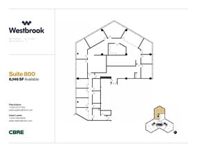 1 Westbrook Corporate Ctr, Westchester, IL for lease Floor Plan- Image 1 of 1