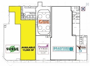 212-216 Newbury St, Peabody, MA à louer Plan d’étage- Image 1 de 1