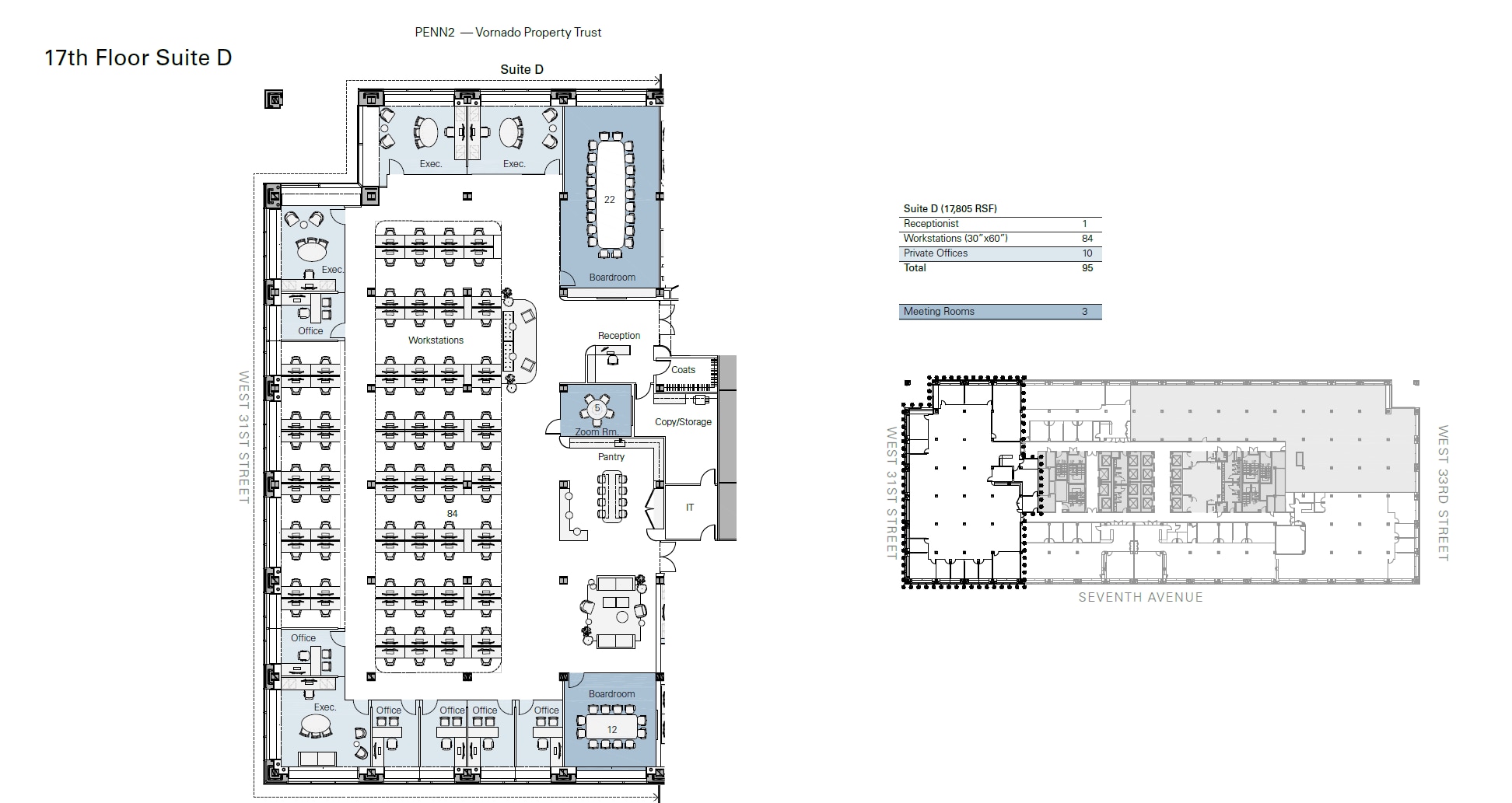 PENN 2, New York, NY à louer Plan d’étage- Image 1 de 10