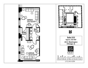 25 E Washington St, Chicago, IL for lease Site Plan- Image 1 of 1