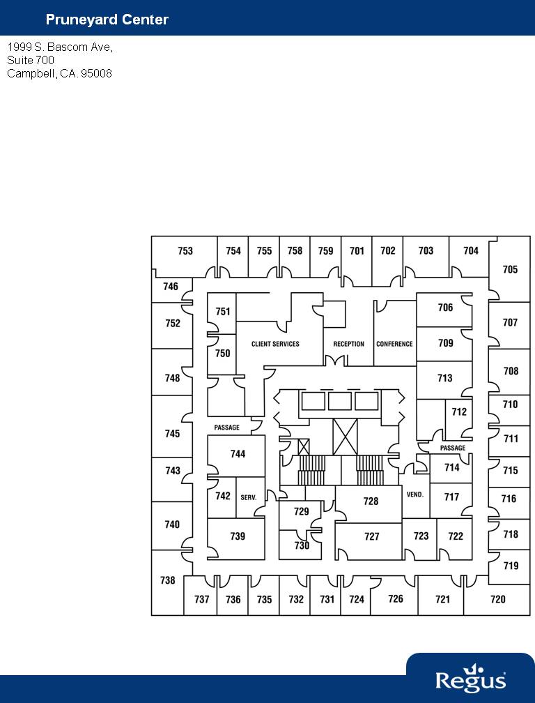 1999 S Bascom Ave, Campbell, CA à louer Plan d  tage- Image 1 de 1