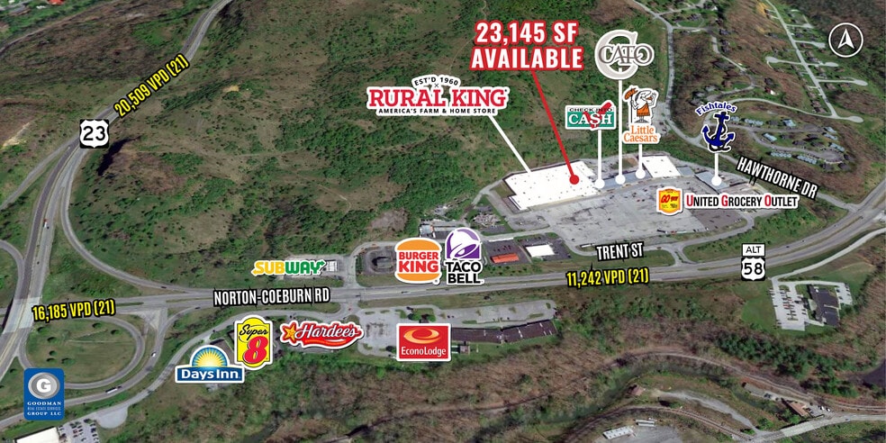 640-700 Hwy 58 E, Norton, VA for lease - Building Photo - Image 3 of 4