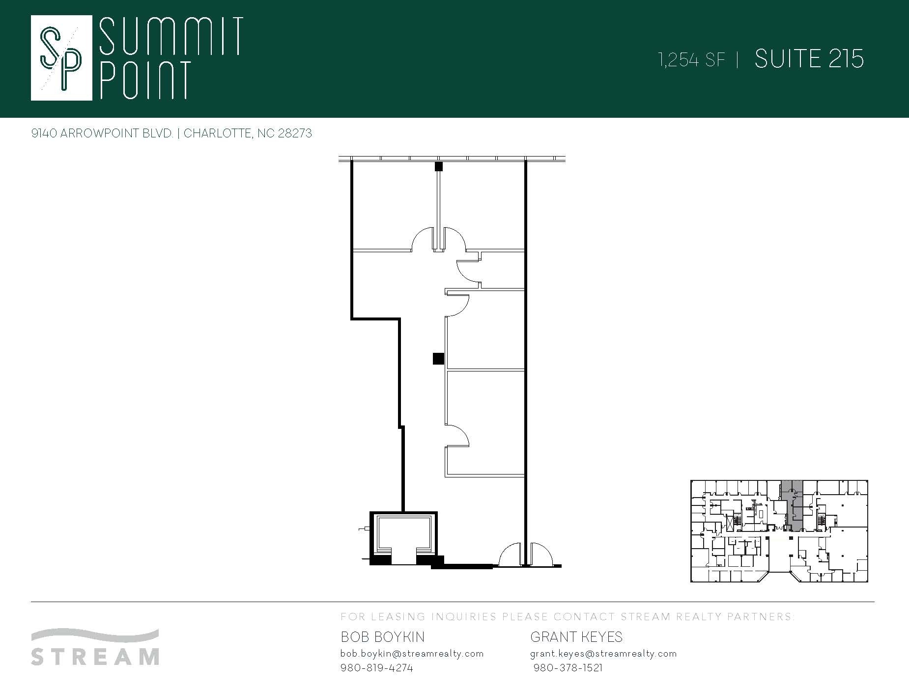 9144 Arrowpoint Blvd, Charlotte, NC for lease Floor Plan- Image 1 of 1