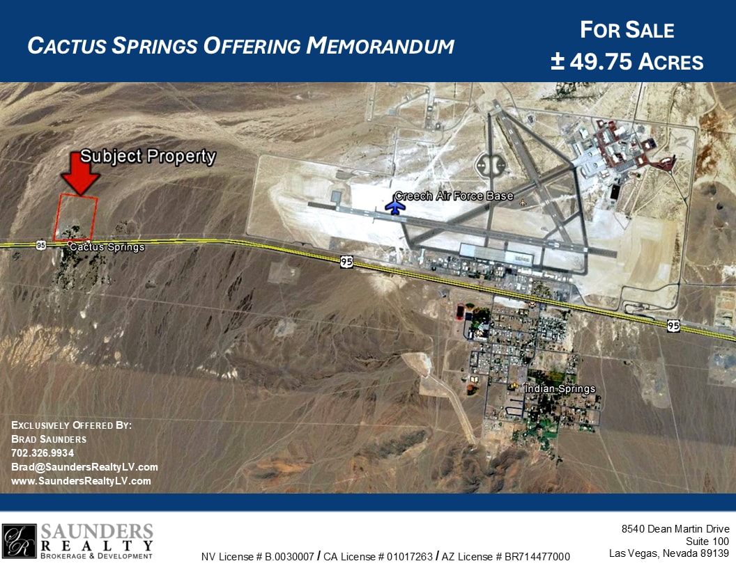 28460 N US Highway 95, Indian Springs, NV for sale Primary Photo- Image 1 of 9