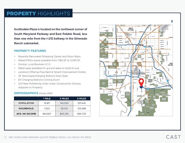 8830 S Maryland Pky, Las Vegas, NV à louer - Photo du bâtiment - Image 2 de 17