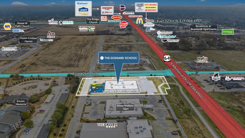 12606 S Memorial Dr, Bixby, OK à vendre - Photo du bâtiment - Image 2 de 5