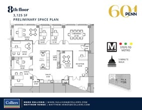 601 Pennsylvania Ave NW, Washington, DC à louer Plan d’étage- Image 1 de 3