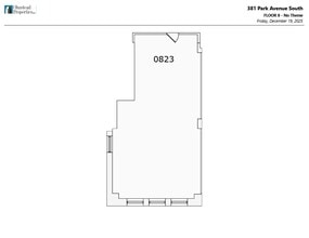 381 Park Ave S, New York, NY à louer Plan d’étage- Image 1 de 1