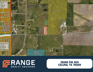 Plus de détails pour 16880 W FM 455, Celina, TX - Terrain à vendre