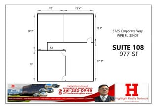 5725 Corporate Way, West Palm Beach, FL for lease Floor Plan- Image 1 of 5