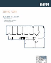 11130 Fairfax Blvd, Fairfax, VA à louer Plan d’étage- Image 1 de 1