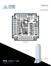 1735 Market St, Philadelphia, PA à louer Plan d  tage- Image 2 de 2