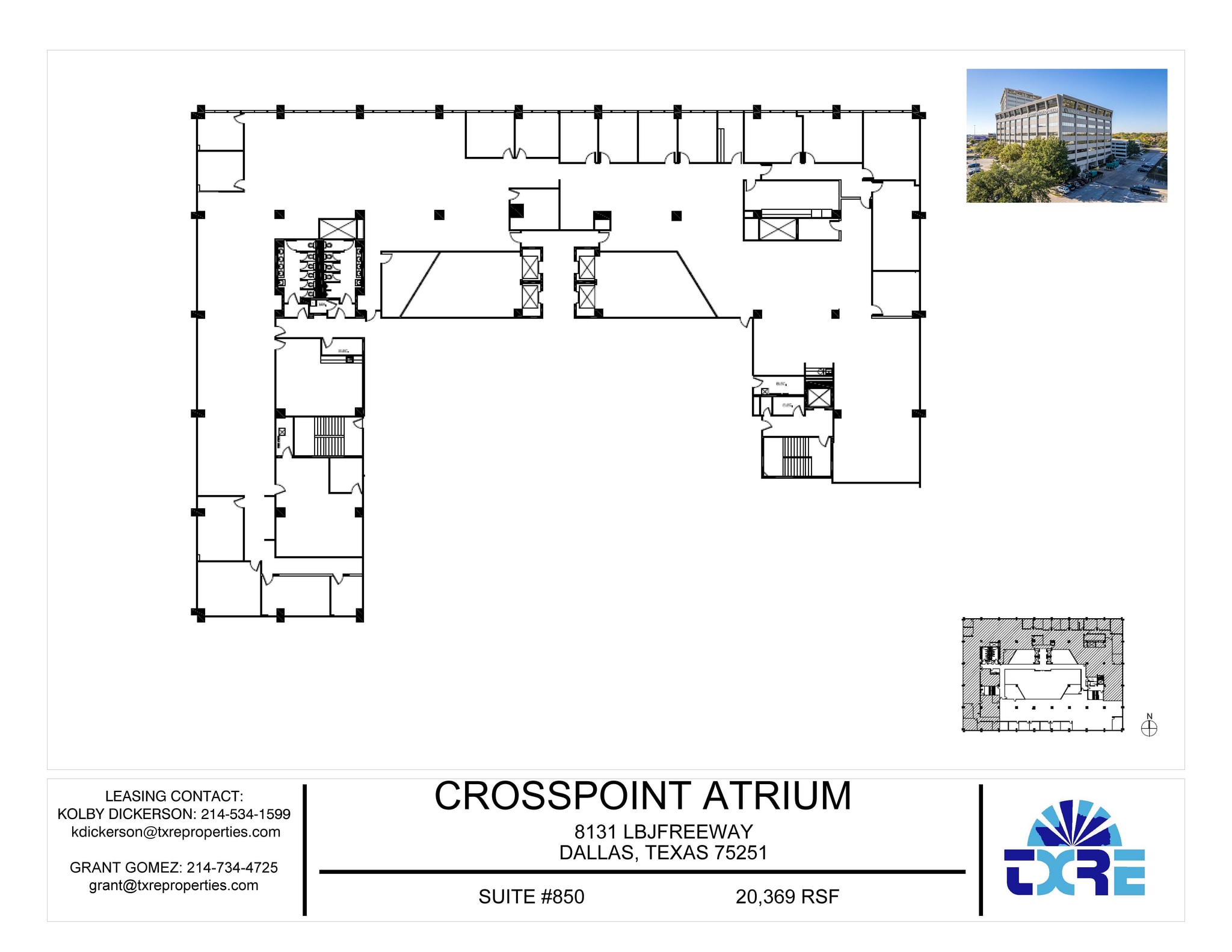 8131 Lyndon B Johnson Fwy, Dallas, TX for lease Floor Plan- Image 1 of 2