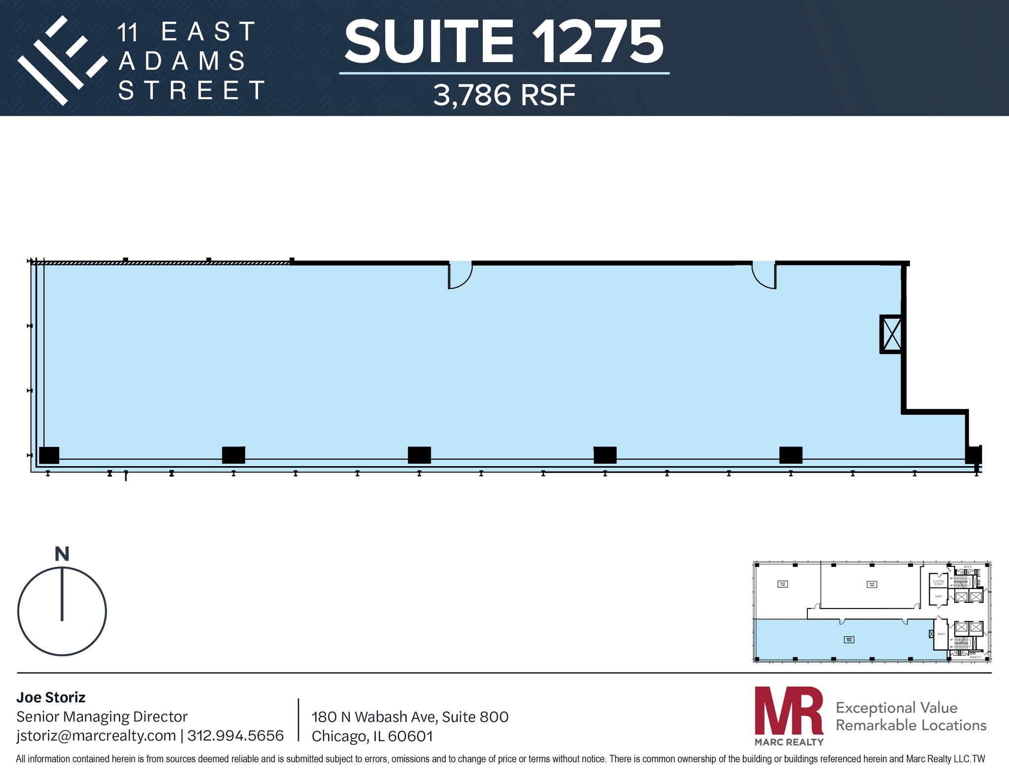 11 E Adams St, Chicago, IL for lease Interior Photo- Image 1 of 2