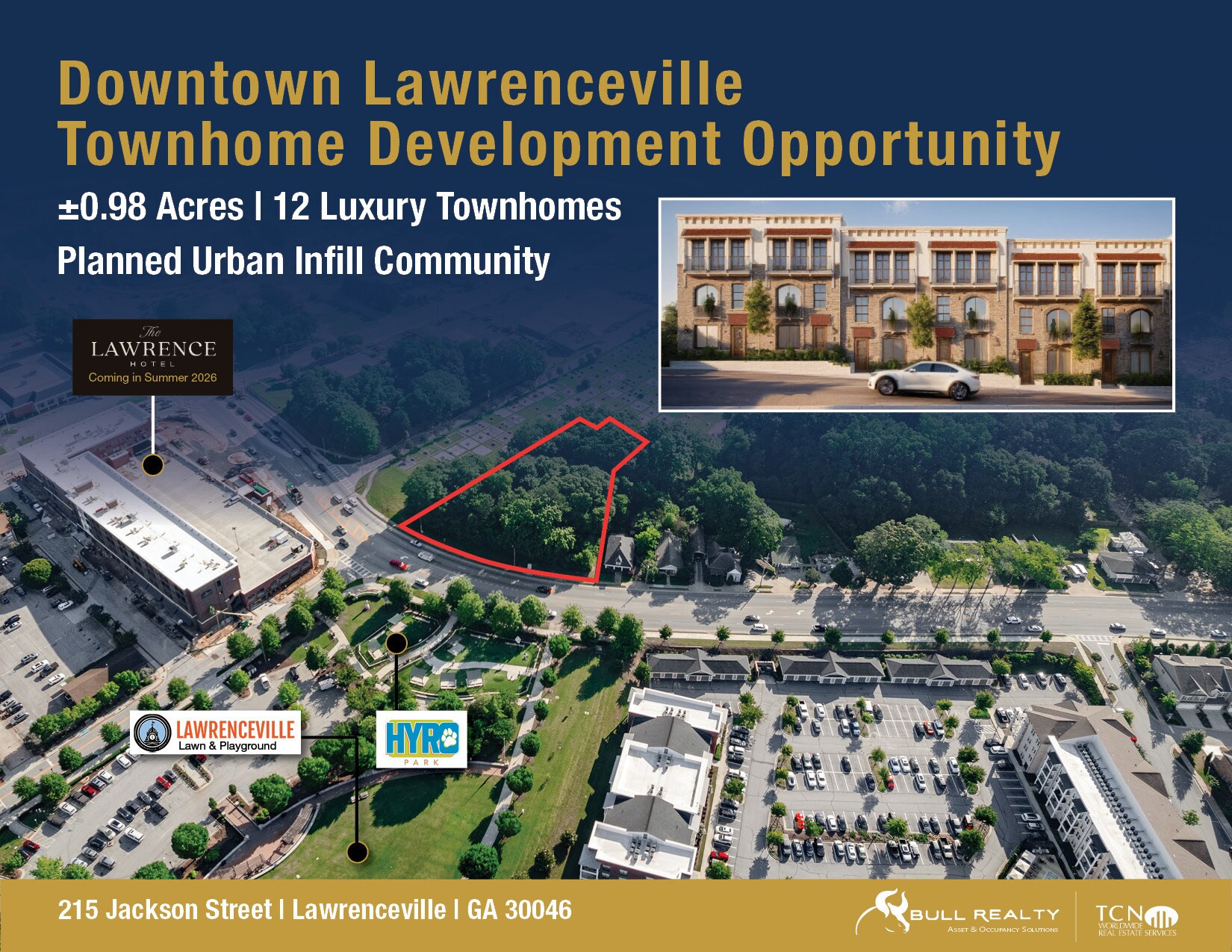 215 Jackson St, Lawrenceville, GA à vendre Photo du bâtiment- Image 1 de 30
