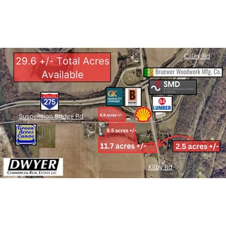 Plus de détails pour 4670 Kilby Rd, Cleves, OH - Terrain à vendre