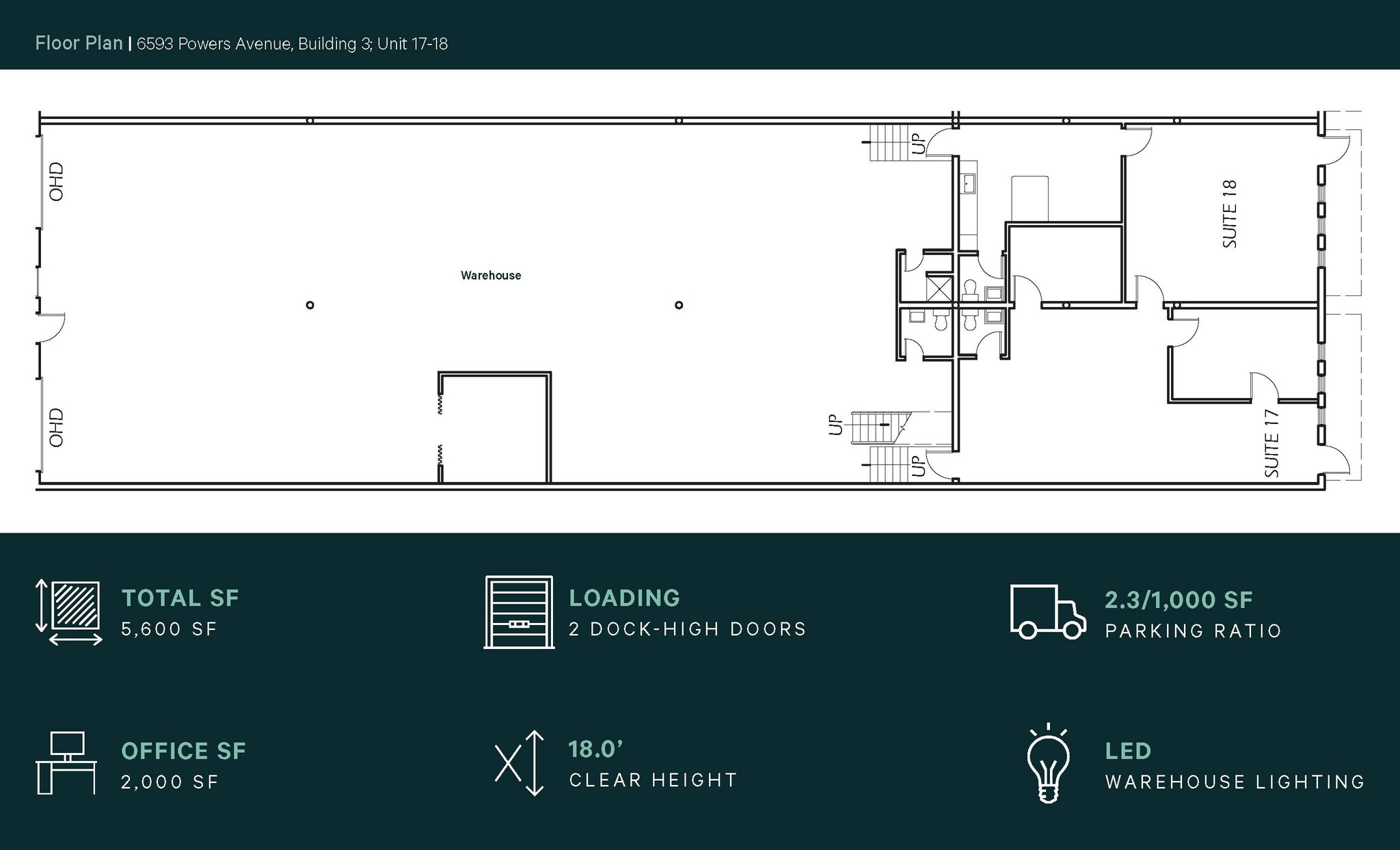 6593 Powers Ave, Jacksonville, FL à louer Plan d’étage- Image 1 de 1