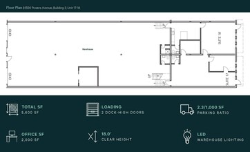 6593 Powers Ave, Jacksonville, FL à louer Plan d’étage- Image 1 de 1