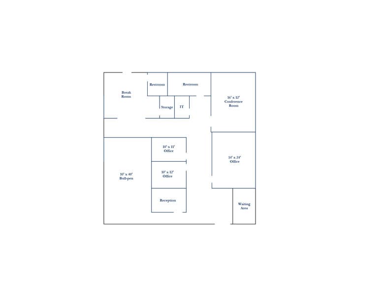4226 Hartley Bridge Rd, Macon-Bibb, GA for lease - Floor Plan - Image 2 of 6