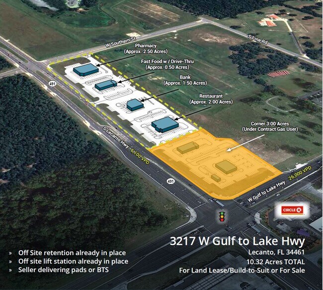 More details for 3217 W Gulf To Lake Hwy, Lecanto, FL - Land for Sale