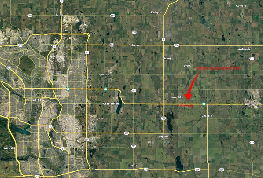 Durum Dr, Wheatland County, AB à vendre - Aérien - Image 2 de 4